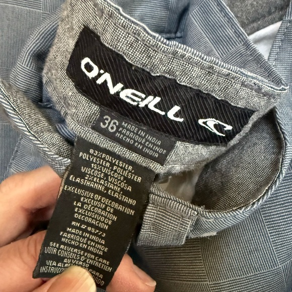 O’Neill Men's Plaid Shorts Bundle size 36 - Blue, Black, Gray, Tan - Picture 4 of 5